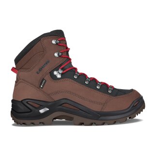 LOWA Renegade GTX MID Men, mahagony/rot