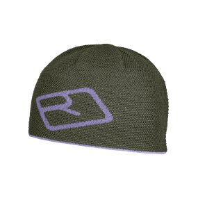 Ortovox Merino Logo Knit Beanie dark wild herbs