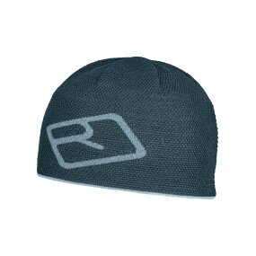 Ortovox Merino Logo Knit Beanie dark arctic grey